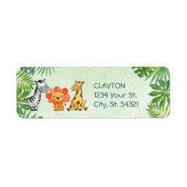 Etiqueta Wild One, Safari First Birday