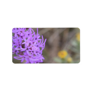 Etiqueta Wildflower de la lavanda