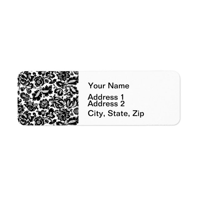 Etiqueta William Morris Venetian Damask Brocade (Frente)