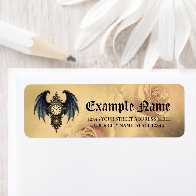 Etiqueta Wings of Eternity – The Timeless Guardian.  (In situ)