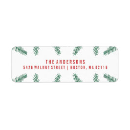 Etiqueta Winter Pine | Vacaciones