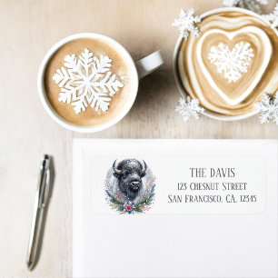 Etiqueta Winter Vibes American Buffalo - Dirección de retor