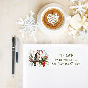 Etiqueta Winter Vibes Northern Flicker - Dirección de retor