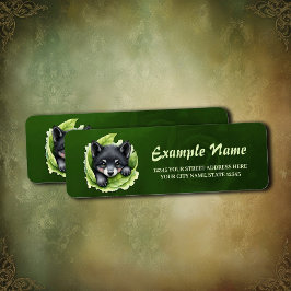 Etiqueta Wolf cub in the green