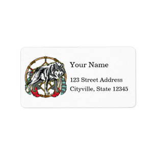 Etiqueta Wolf Dreamcatcher