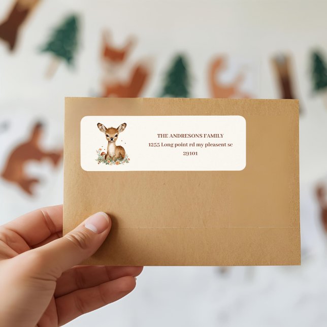 Etiqueta Woodland Deer | Animales forestales rusos (Subido por el creador)