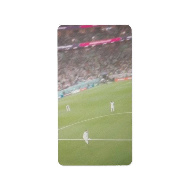 Etiqueta World Cup England X United States (Frente)