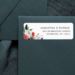 Etiqueta Wreath navidades | Boda de vacaciones florales