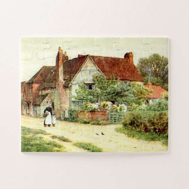 ETIQUETA Y JARDINES JIGSAW PUZZLE (Horizontal)