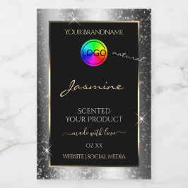 Etiqueta y logotipo de productos de marco de Purpu