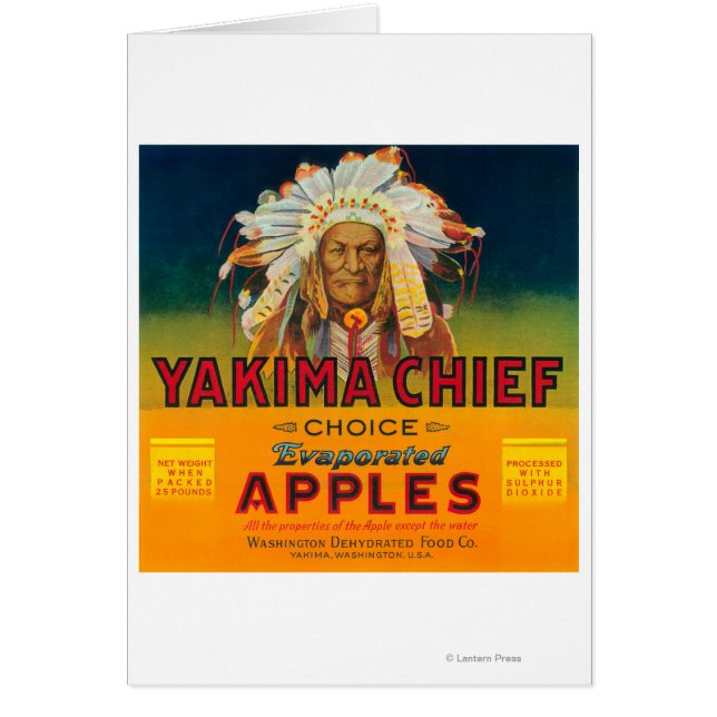 Etiqueta Yakima Chief Apple - Yakima, WA (Frente)