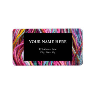 Etiqueta Yarn Pink Knitus Handspun