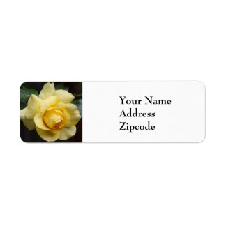 Etiqueta Yellow Rose Address Label