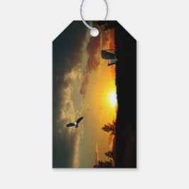 Etiqueta Yellow Sunset Grassy Meadow