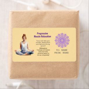 Etiqueta yoga chakra relax serene calm antistress meditatio