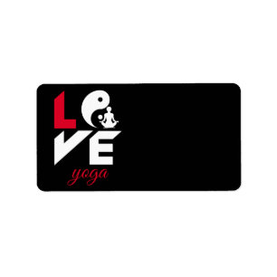 Etiqueta Yoga de amor