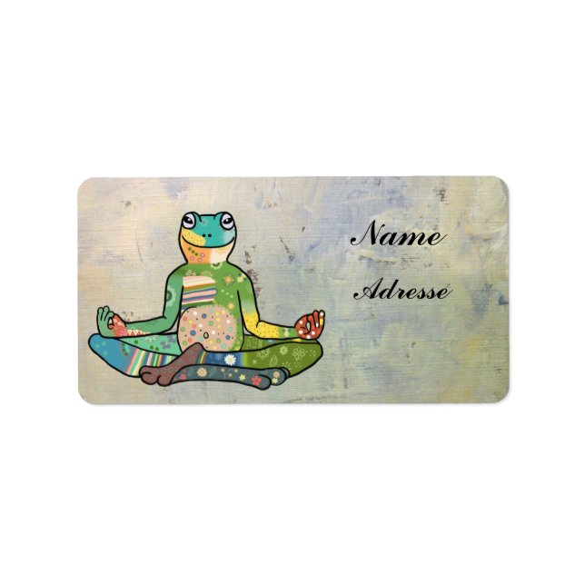 Etiqueta yogafrosca (Frente)