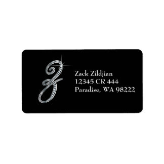 Etiqueta Z Script "Diamond Bling"