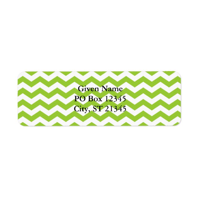 Etiqueta Zags de Zig blanco (Frente)