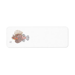 ETIQUETA ZEBRA LIONFISH
