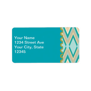 Etiqueta zigzag-phones diagonal