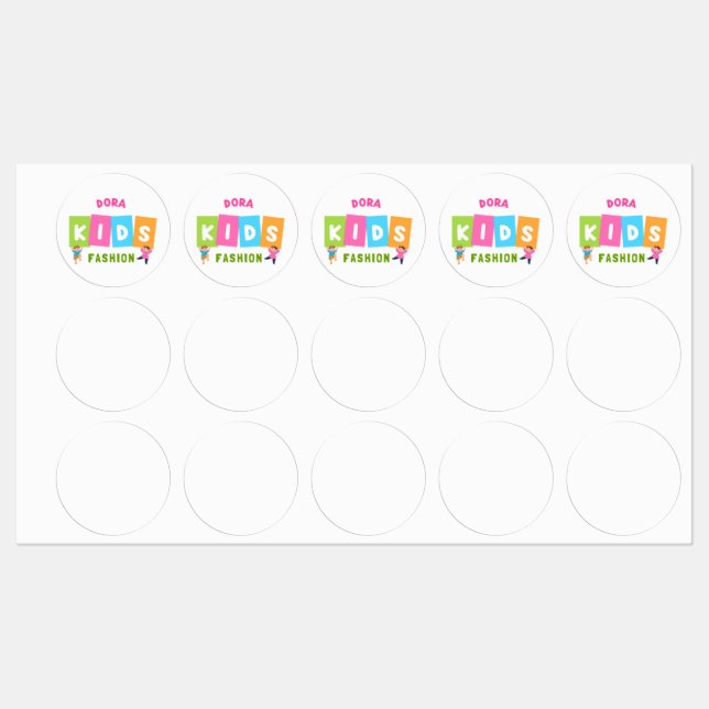 Etiquetas 4.º moda (Hoja)