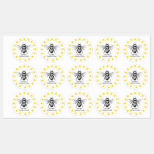 Etiquetas Abeja amarilla