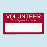 Etiquetas Adhesivas para Nombre de Papel de Volunt<br><div class="desc">Personalice nuestras etiquetas adhesivas para nombres de voluntarios con el nombre de su organización, nombre del evento u otro texto personalizado. Estas son etiquetas autoadhesivas para escribir nombres ideales para crear etiquetas temporales para nombres bajo demanda. Puede escribir a mano o imprimir el nombre en el área en blanco (compatible...</div>