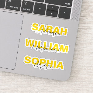 Etiquetas Adhesivas Personalizadas Elegantes de Or