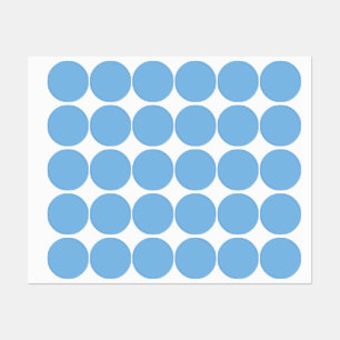 Etiquetas Aero azul cielo (color sólido)