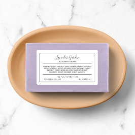 Etiquetas Agregar la lista de ingredientes de borde negro de