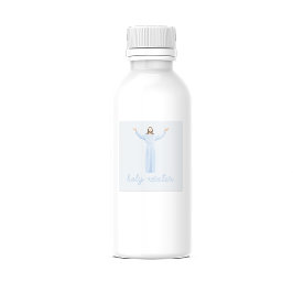 Etiquetas Agua Santa Azul Jesús Cristianismo Católico