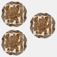 Águila azteca guerrera arte tribal antiguo