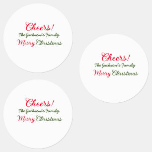 Etiquetas alegres navidades alegres agregar foto de texto de