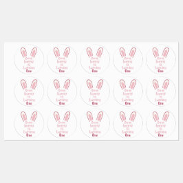 Etiquetas Algunos conejitos se están convirtiendo en pegatin