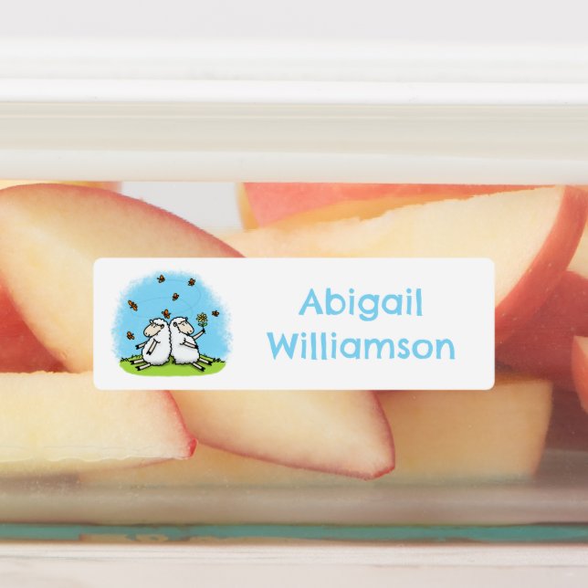 Etiquetas Amigos de ovejas lindas caricatura personalizada (Fijada)