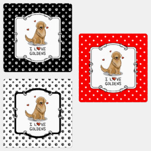 Etiquetas Amo a los Goldens Me Encanta El Cuto De Los Testig