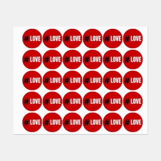 Etiquetas Amor rojo 2024
