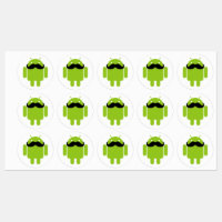 Android Robot Mustache
