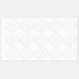 Etiquetas Anuncio de Graduación Blanco Elegante