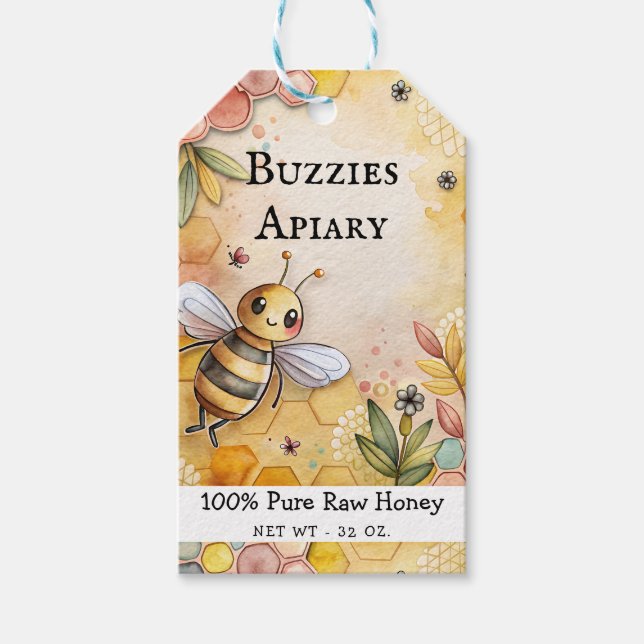 Etiquetas Apiary Honey Jar (Anverso)