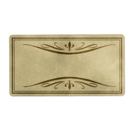 Etiquetas apotecarias florecientes