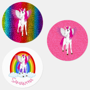 Etiquetas Arcoiris Fiesta de unicornio