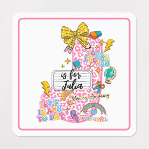 Etiquetas Arte alfabético personalizable “J es para” – Inspi