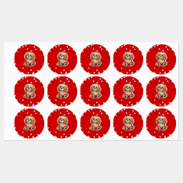 Etiquetas Arte conmemorativo de perro de correa invisible -