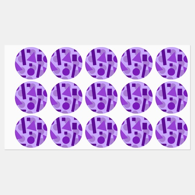 Etiquetas Arte Geométrico (Hoja)