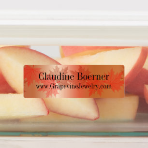 Etiquetas Artista de negocios Crafter Rectangular impermeabl