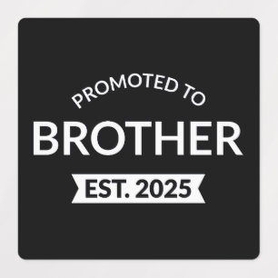 Etiquetas Ascendido a Hermano Est. 2025 II