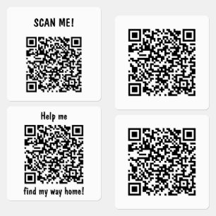 Etiquetas Ayúdame a encontrar mi camino a casa Código QR per