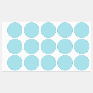 Etiquetas Azul Blizzard (color sólido)